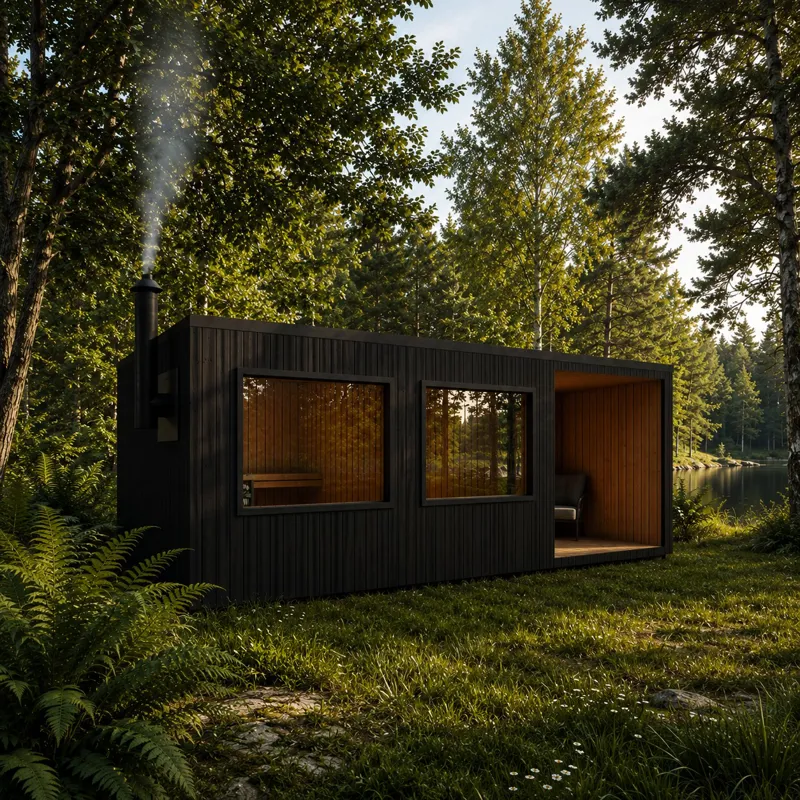 Sauna WIDE with Lounge XL