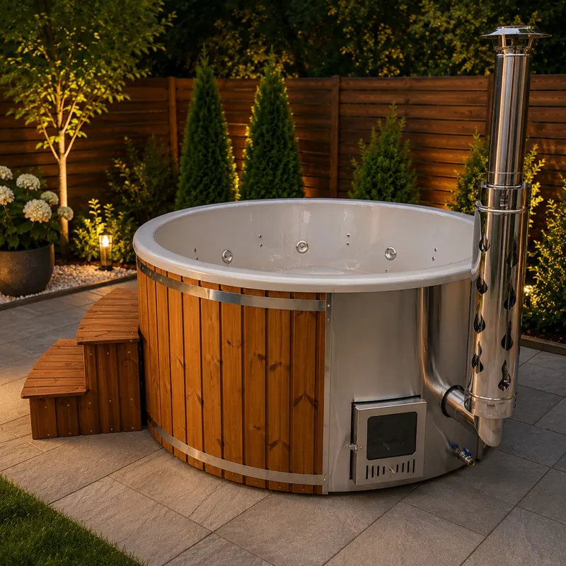 Hot Tub Round Fiberglass
